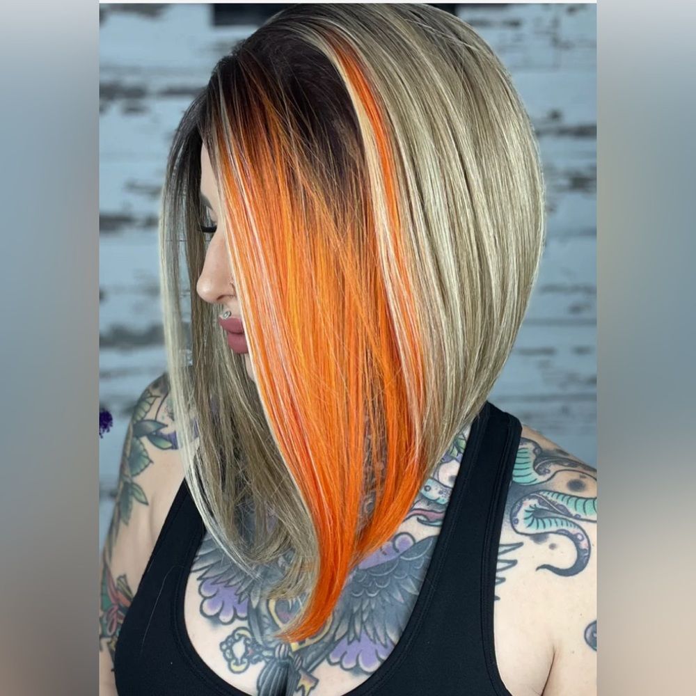 Rebel Gypsy “ Mistletoe” lace front fully free parting synthetic hair wig